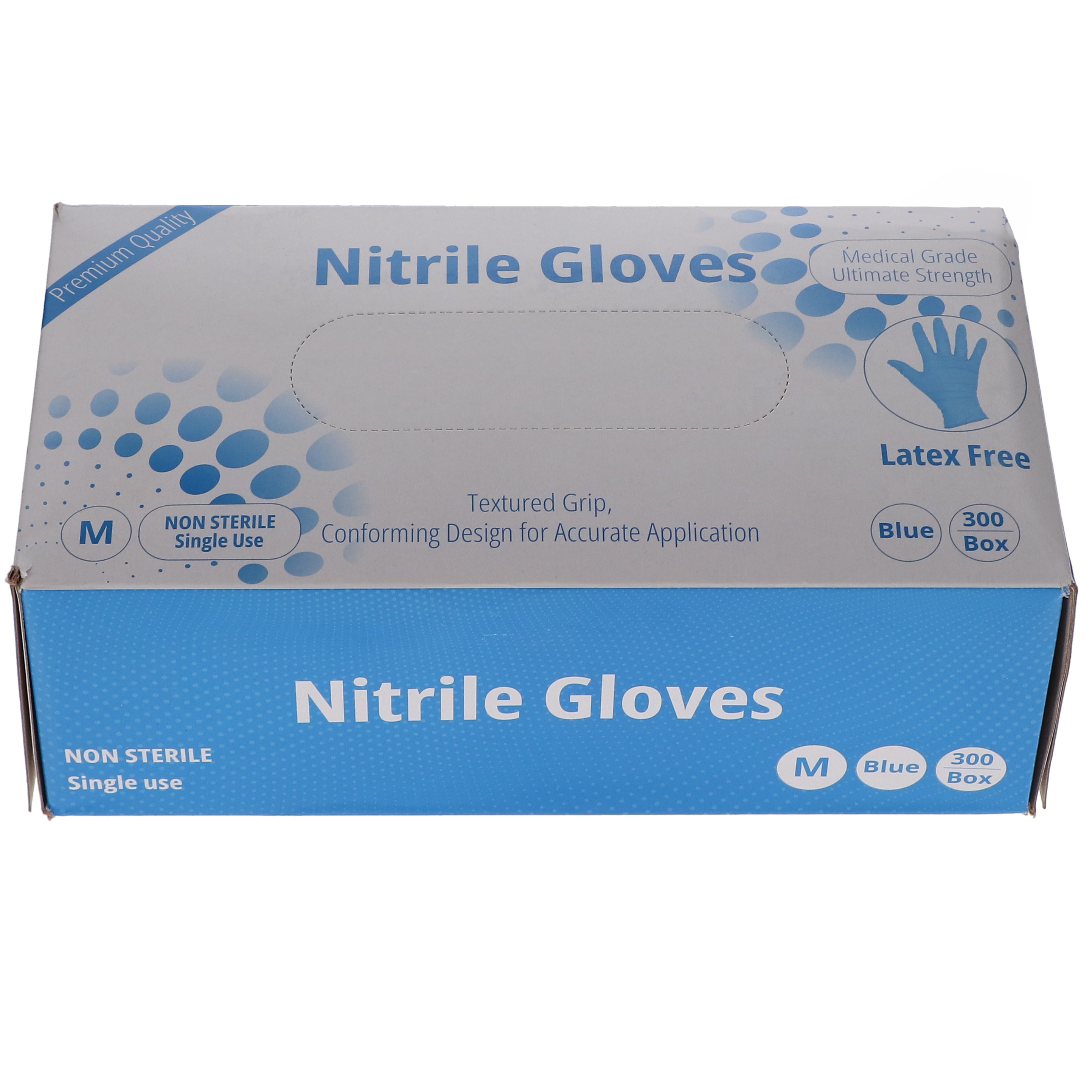 House Brand Dentistry 119302 HSB Nitrile Exam Gloves Medium 300/Bx House Brand Dentistry 119302 HSB Nitrile Exam Gloves Medium 300/Bx